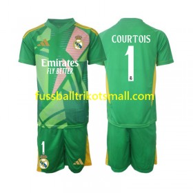 Fußballtrikots Real Madrid Thibaut Courtois 1 Torwart Kinder 2024-2025 Kurzarm 3rd trikot kaufen